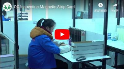 QC Inspecção Cartão de Faixa Magnética