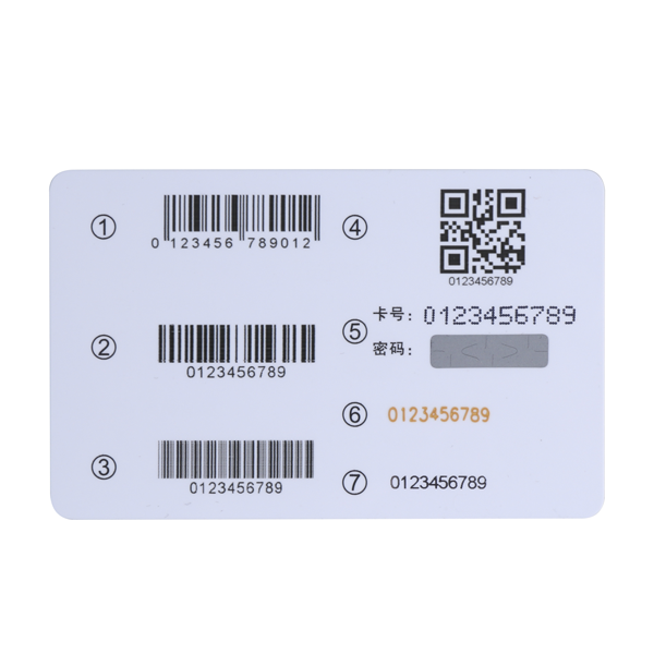 PIN Código Plus Cartão de Arranhão