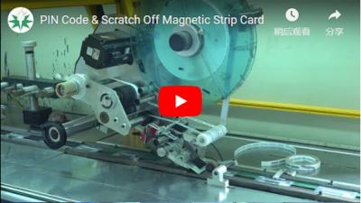 Código PIN  Scratch Off Magnetic Strip Card