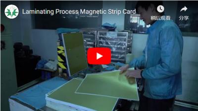 Cartão de Strip Magnética do Processo Laminador