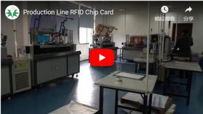 Cartão de Chip RFID Da Linha de produção